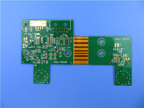 PCB rígido flexible multicapa Tg170 FR-4 y poliimida