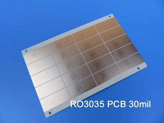 30 millas de placa de PCB RF RO3035 de doble cara de PTFE cerámico compuesto