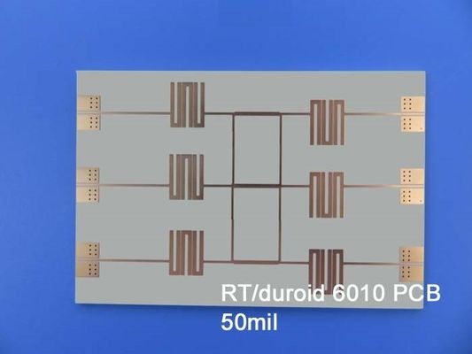 1 oz RT duroide 6010.2LM 25mil PCB de alta frecuencia con inmersión de oro