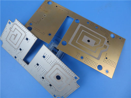 5mil RF-35A2 Immersión de PCB de doble cara Plata sin máscara de soldadura