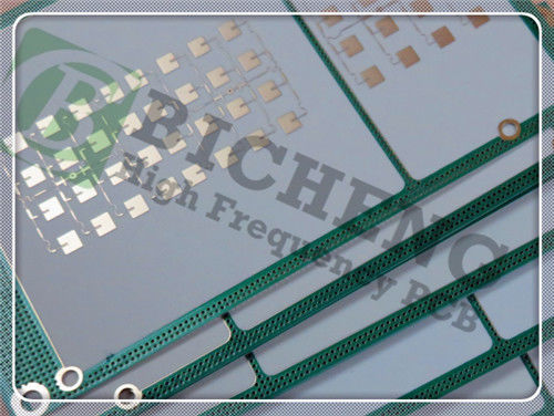 Circuitos rígidos de plata de inmersión de 9,4 milímetros de PCB RO4830 de doble cara
