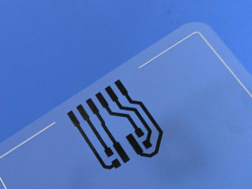 Flexible PCB PET transparente FPC 4mil 1 capa de inmersión de plata
