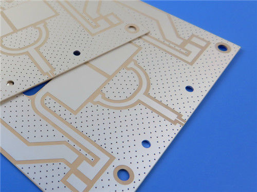 PCB de doble cara en 20 mil RO3010 con máscara verde blanca leyenda inmersión plata