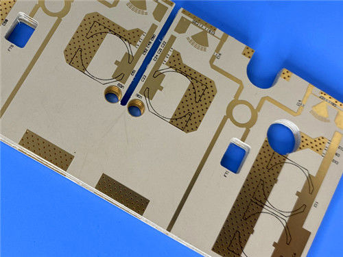 PCB de doble cara RT Duroide 6035HTC 60mil Blanco Imersón de pantalla de seda Plata