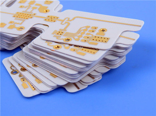 PCB de doble cara TFA300 10mil 0.254mm con acabado dorado de inmersión