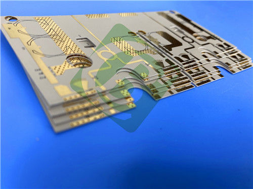 PCB duroid 6035HTC de 30 mil RT de doble capa con oro de inmersión