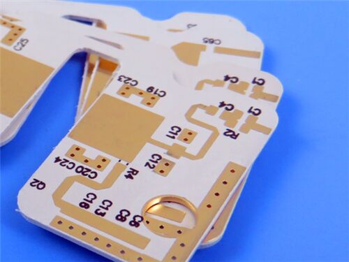 RO3003 PCB de 2 capas 10mil Rogers laminado placa de plata / placa de oro