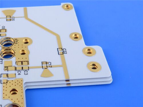 Rogers RO4835 PCB 6.6mil 2-capa 20um vía el revestimiento de alta frecuencia