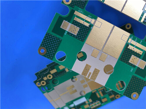 PCB WL-CT440 de doble cara, sustrato de 10 mil, máscara de soldadura verde
