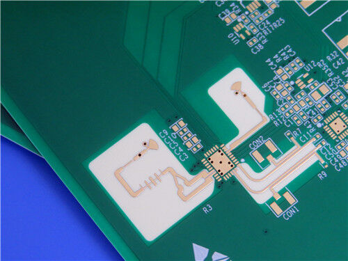 PCB híbrido de alta frecuencia de 4 capas en material RO4003C y FR-4