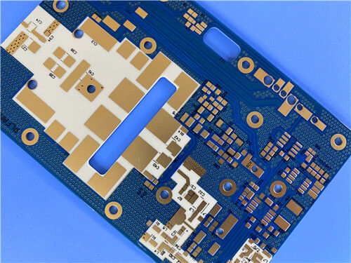 0.2mm RO4350B LoPro PCB de doble capa con máscara de soldadura azul