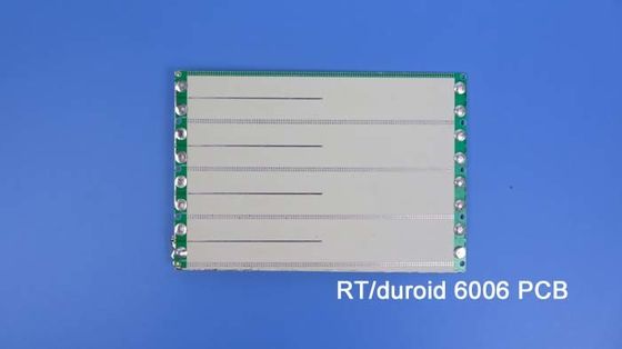25mil RT Duroide 6006 RF PCB con máscara de soldadura verde y inmersión en oro