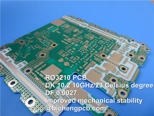 PWB de alta frecuencia de Rogers RO3210 con oro de la inmersión de la capa 25mil