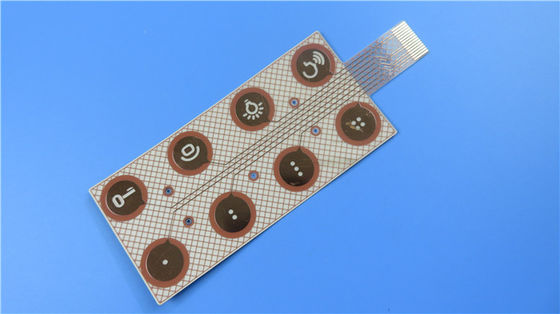 0.06mm PET Transparente Flexible PCB Inmersión Oro Superficie de acabado