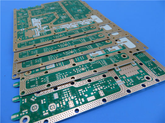 Rogers RO4534 Placa de circuitos impresos de alta frecuencia de doble capa 20 Mil 0.508 mm con inmersión en oro