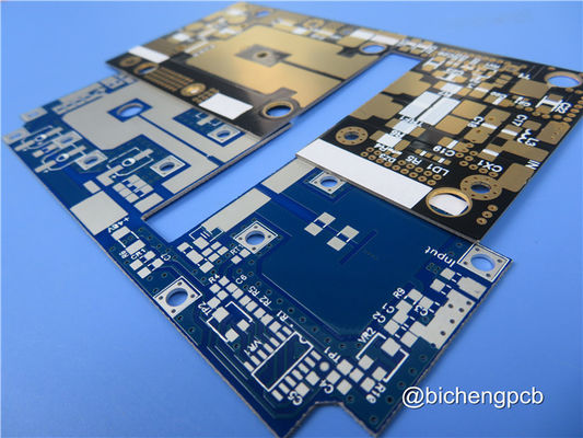 40 mil 1 oz de cobre PCB de alta frecuencia Tacónico TRF-45
