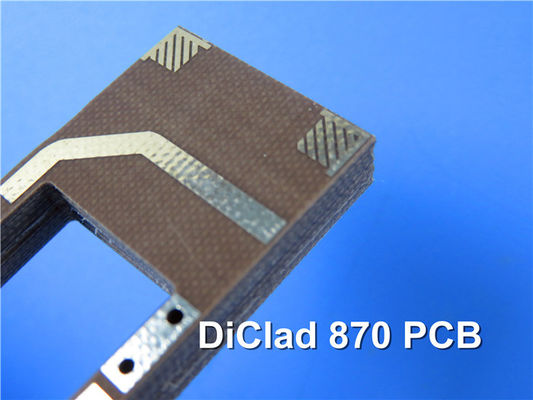 0.8mm DiClad 870 RF PCB Tablas rígidas de doble capa con ENEPIG
