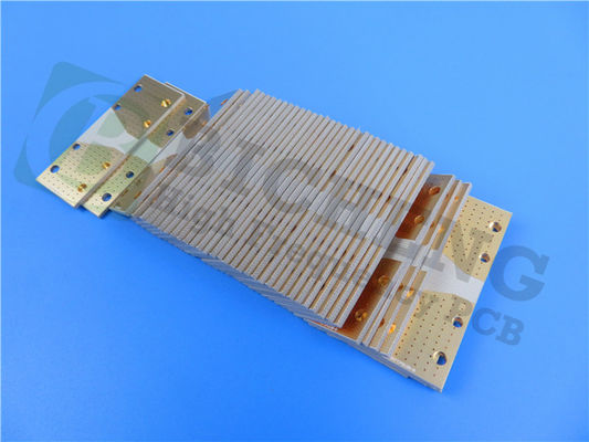 RO3010 PCB de doble cara 25 mil Circuito de alto rendimiento de seda blanca