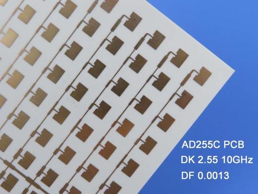 20mil AD255C Antenna PCB 2 capas Immisión Placas de circuito impreso de plata