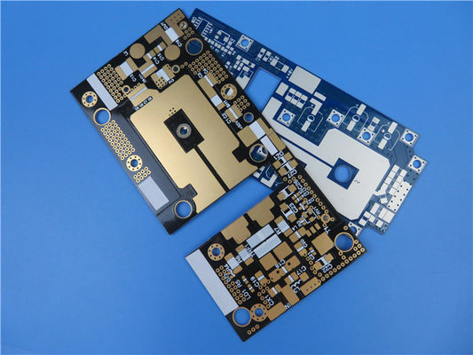60mil RF-35 de radiofrecuencia PCB doble cara HASL pantalla de seda blanca