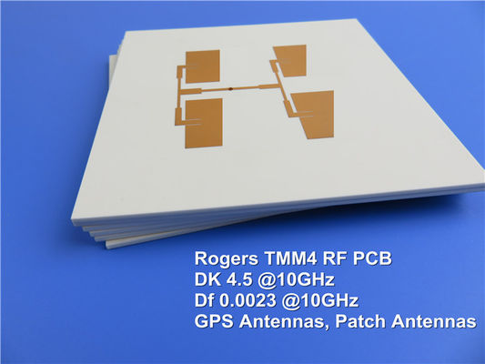 TMM4 PCB de inmersión de oro para RF y microondas