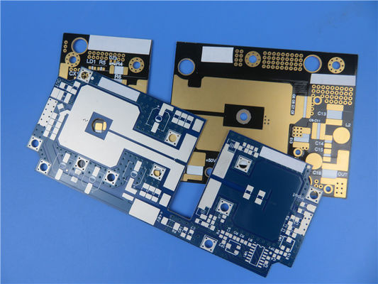 RF-60TC PCB 10mil 2 capas de inmersión de estaño de circuito impreso