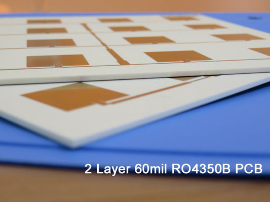 6.5mm RO4350B circuitos de PCB de doble cara ENIG