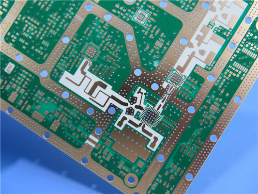 30mil RO4534 PCB 2 capas de inmersión Circuitos RF de plata