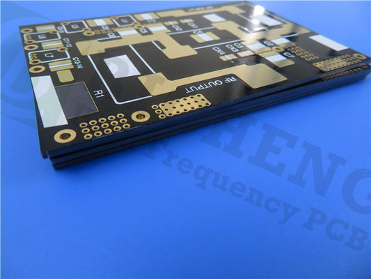 1.2mm RT / Duroid 5880 PCB 3 capas de inmersión de estaño de la placa de circuito