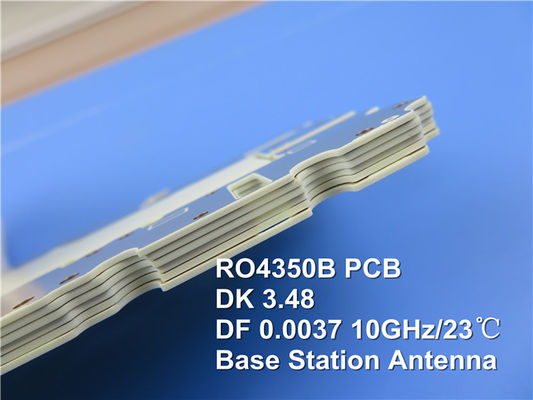 Rogers RO4350B PCB 6.6mil doble capa de inmersión placa de circuito plateado