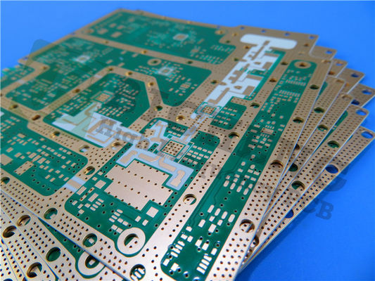 Rogers RO3203 PCB 20 millas de estaño de inmersión de soldadura verde