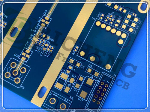 PCB híbrido en materiales RO4003C y S1000-2M de 6 capas de 1,1 mm de espesor