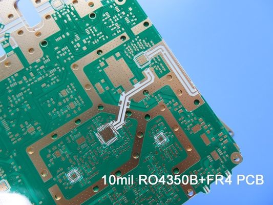 PCB híbrido de 6 capas 10 mil con vía ciega