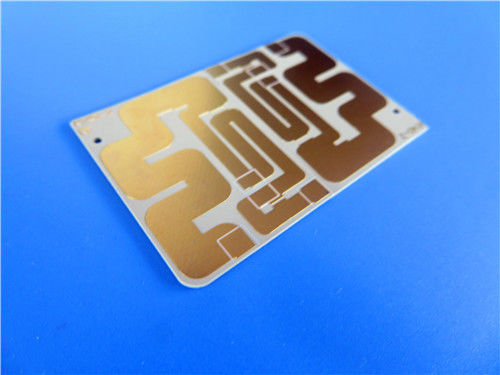 2 capas de PCB construidas en TC600 laminado 60 millas de inmersión de oro
