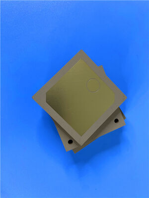 RF TP600 PCB de 2 capas, 0.6 mm de espesor, ENEPIG de 20 um de revestimiento de vía