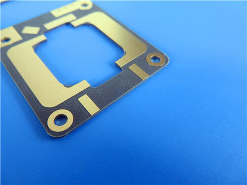 Rogers RT duroid 5880LZ PCB de doble cara máscara verde de 0,3 mm de espesor