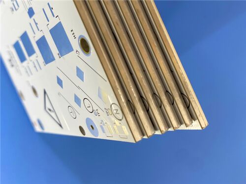 PCB de aluminio de doble cara con oro de inmersión