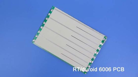 25mil RT Duroide 6006 RF PCB con máscara de soldadura verde y inmersión en oro