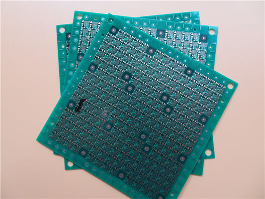 6 capas ciegas a través de PCB Ultrafinos 0,6 mm Placa de circuito impreso automotriz para seguimiento GPS