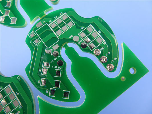 2.0mm PCB de circuito impreso para automóviles doble cara CTI 600