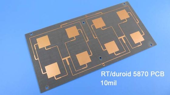 Rogers 5870 Multilayer UL Rogers PCB Panel de vidrio reforzado con microfibra PTFE