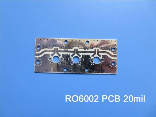PCB de 20mil Rogers 6002 HASL PCB sin plomo UL 94-V0 de doble cara