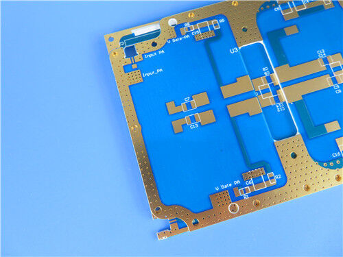 10mil Rogers CuClad 250 PCB Inmersión Oro Finish Bajo-Dk
