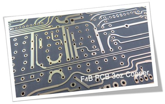 PWB de alta frecuencia empleado placas de circuito de cobre pesadas del doble capa PTFE (Teflon) de 1.5m m