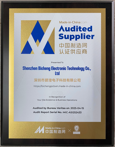 CHINA Bicheng Electronics Technology Co., Ltd certificaciones