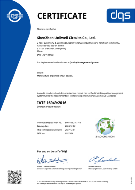 CHINA Bicheng Electronics Technology Co., Ltd certificaciones