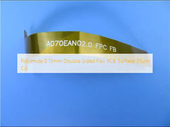 PCB flexible de doble cara de poliamida de 0,15 mm, superficie de cobre de 35 um