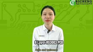 PCB híbrido RO3003 de 8 capas