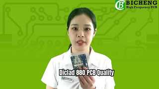 PCB Rogers DiClad 880 de 2 capas y 30 mil